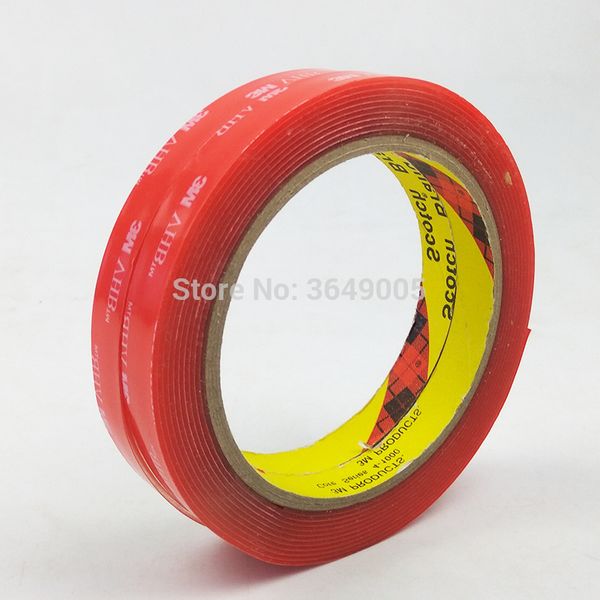 3rolls/lot 3meter length clear 3m vhb 4910 heavy duty double sided adhesive acrylic foam choose wide ing
3rolls/lot 3meter length clear 3m vhb 4910 heavy duty double sided adhesive acrylic foam choose wide ing