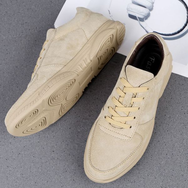 fashion trend outdoor men shoes 2019 autumn new men casual shoes suede leather soft sneakers size 38-44, Black
fashion trend outdoor men shoes 2019 autumn new men casual shoes suede leather soft sneakers size 38-44, Black