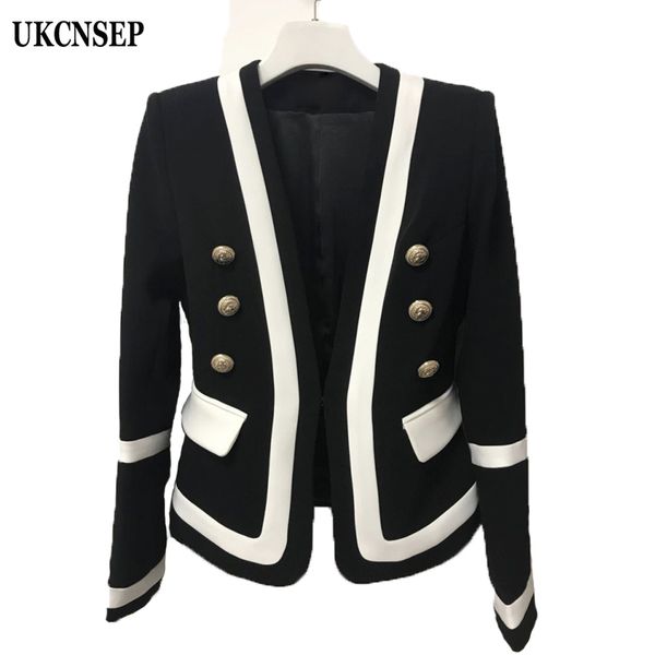 ukcnsep women blazer double breasted notched shout style women blazers 2019 winter autumn jacket coat out wear, White;black
ukcnsep women blazer double breasted notched shout style women blazers 2019 winter autumn jacket coat out wear, White;black