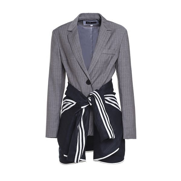 tvvovvin 2019 new spring single breasted contrat colors bow high waist suit cover hips female jacket two pieces set f449, White;black
tvvovvin 2019 new spring single breasted contrat colors bow high waist suit cover hips female jacket two pieces set f449, White;black