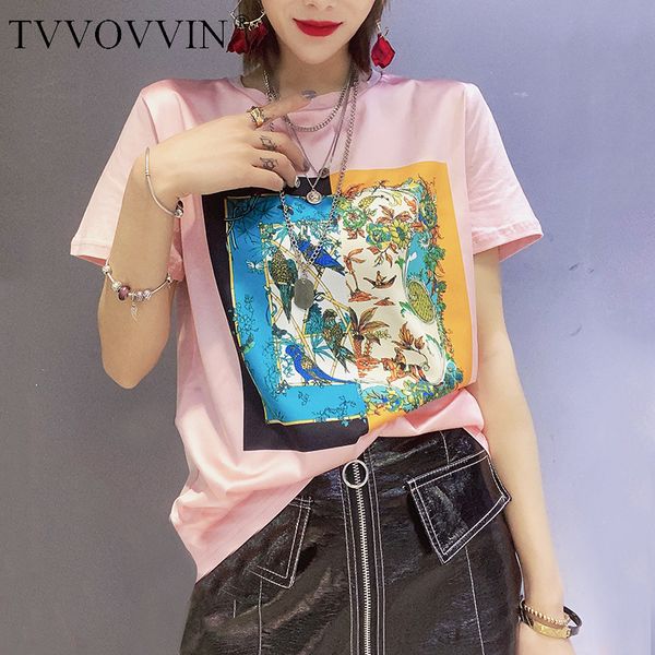 tvvovvin 2020 summer new t-shirt print patchwork pullover o-neck womens fashion large size casual loose streetwear a167, White
tvvovvin 2020 summer new t-shirt print patchwork pullover o-neck womens fashion large size casual loose streetwear a167, White