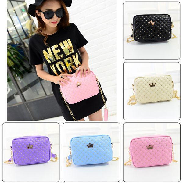 5 colors women bags fashion handbags with crown mini rivet shoulder bag women messenger bag designer shoulder bag dhl jy336
5 colors women bags fashion handbags with crown mini rivet shoulder bag women messenger bag designer shoulder bag dhl jy336