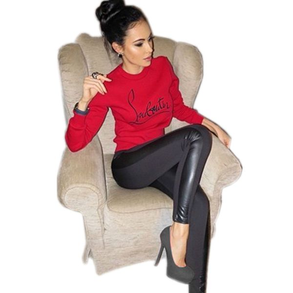 марка женщины толстовки моды письмо printed harajuku black red o-образным вырезом с длинным рукавом пуловер tracksuit вскользь тонкий top ра
марка женщины толстовки моды письмо printed harajuku black red o-образным вырезом с длинным рукавом пуловер tracksuit вскользь тонкий top ра