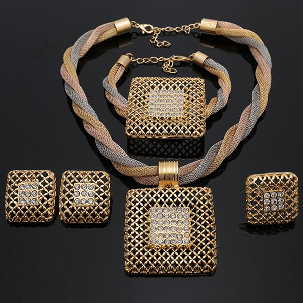 bridal gift nigerian wedding african beads jewelry set brand 2019 dubai gold colorful jewelry sets wholesale women customer, Silver
bridal gift nigerian wedding african beads jewelry set brand 2019 dubai gold colorful jewelry sets wholesale women customer, Silver