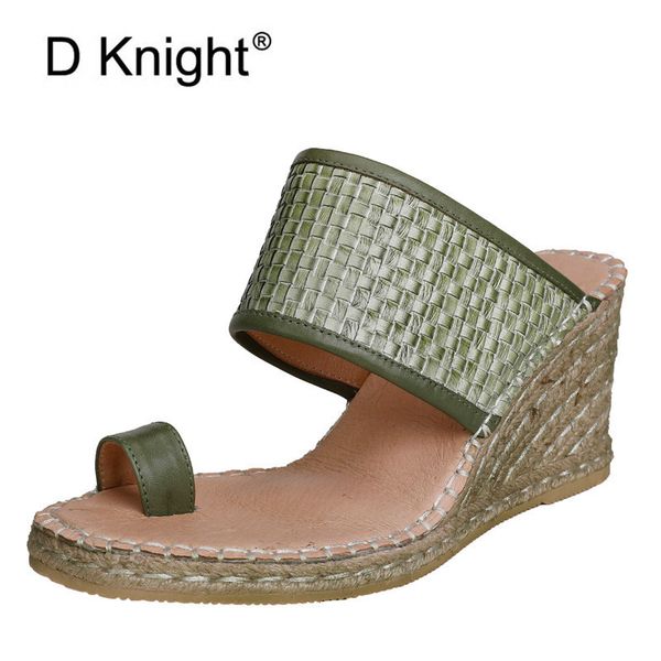 summer 2020 new women wedge sandals shoes genuine leather braided toe lady platform flip flops retro clip toe high heel slippers, Black
summer 2020 new women wedge sandals shoes genuine leather braided toe lady platform flip flops retro clip toe high heel slippers, Black