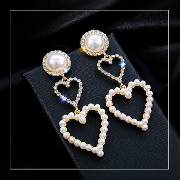 love long rhinestone earrings pearl designer earrings studs women charm earring s925 silver needle earrings for gift, Golden
love long rhinestone earrings pearl designer earrings studs women charm earring s925 silver needle earrings for gift, Golden