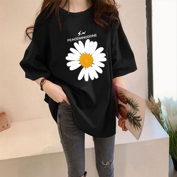 super fire daisy short-sleeved t-shirt female summer 2020 midi loose student half-sleeved super fire daisy short-sleeved t-shirt female, White
super fire daisy short-sleeved t-shirt female summer 2020 midi loose student half-sleeved super fire daisy short-sleeved t-shirt female, White