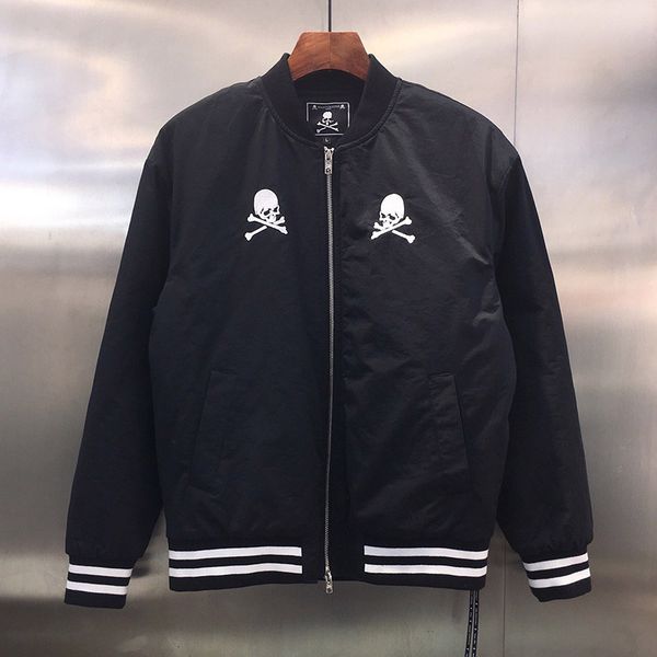 embroidery skulls jacket men women mastermind japan mmj winter stand collar striped bottom jacket coats for men, Black;brown
embroidery skulls jacket men women mastermind japan mmj winter stand collar striped bottom jacket coats for men, Black;brown