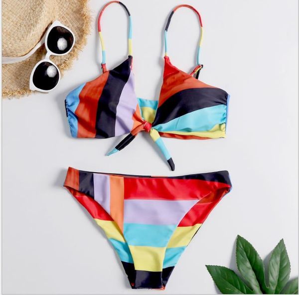 swimming suit new stripe geometry bikini explosive adjustable shoulder strap split swimsuit
swimming suit new stripe geometry bikini explosive adjustable shoulder strap split swimsuit