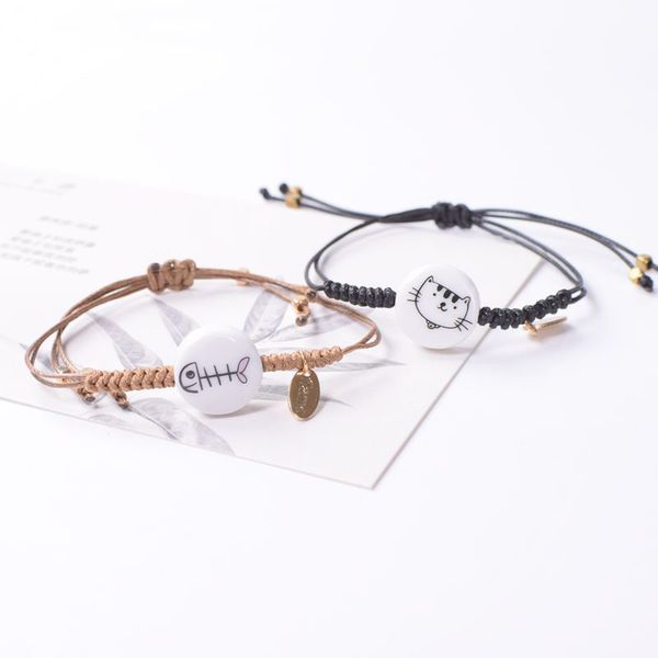 factory direct japanese and korean-style student mori ceramic bracelet stall friend couple bracelet for friends, Black
factory direct japanese and korean-style student mori ceramic bracelet stall friend couple bracelet for friends, Black