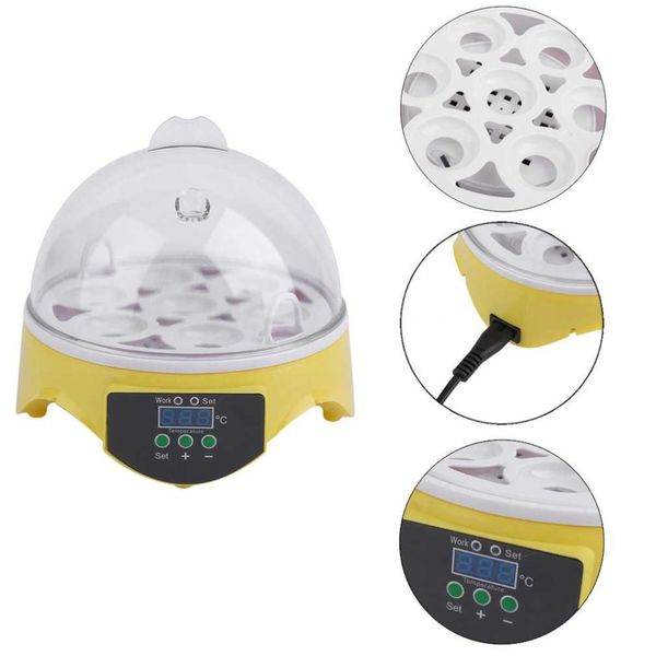 eu plug 7 яиц цифровой инкубатор автоматическая птица утки куриные яйца инкубатор машина с системой контроля температуры 110 в 30 вт
eu plug 7 яиц цифровой инкубатор автоматическая птица утки куриные яйца инкубатор машина с системой контроля температуры 110 в 30 вт