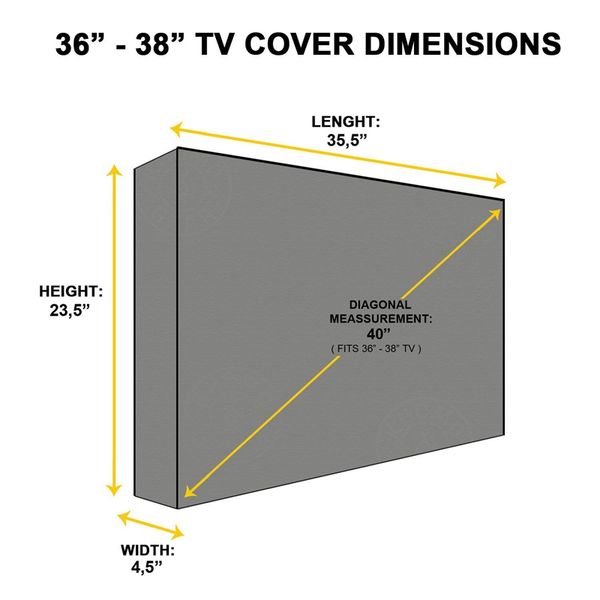 new outdoor tv cover, panther series weatherproof universal protector for lcd, led, plasma television sets
new outdoor tv cover, panther series weatherproof universal protector for lcd, led, plasma television sets
