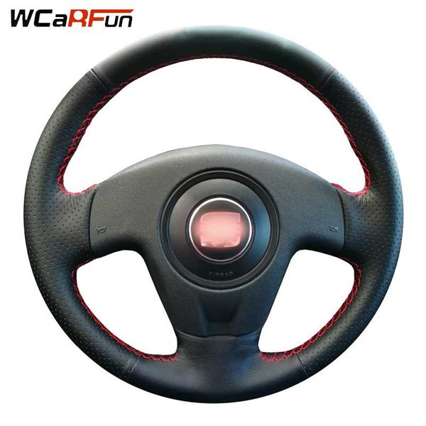 wcarfun hand-stitched black artificial leather car steering wheel cover for seat ibiza 2004 2006
wcarfun hand-stitched black artificial leather car steering wheel cover for seat ibiza 2004 2006
