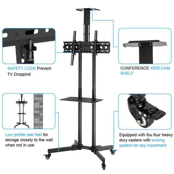 32-70inch tv stand телевизионная тележка настенный кронштейн вверх и вниз регулируемая 15degreetv мобильная тележка подшипник 60 кг макс ves 
32-70inch tv stand телевизионная тележка настенный кронштейн вверх и вниз регулируемая 15degreetv мобильная тележка подшипник 60 кг макс ves