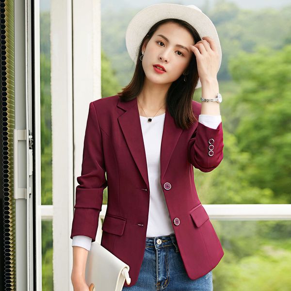 women blazers plus size jacket elegant office ladies suit button coat fashion blazers for women casual female outerwear s0289, White;black
women blazers plus size jacket elegant office ladies suit button coat fashion blazers for women casual female outerwear s0289, White;black