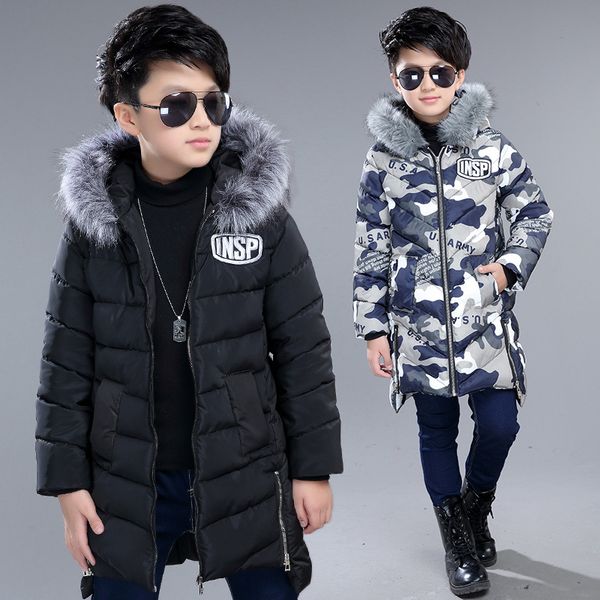 children's jacket winter new long section thickening girls warm down cotton padded boy camouflage hooded cotton coat, Blue;gray
children's jacket winter new long section thickening girls warm down cotton padded boy camouflage hooded cotton coat, Blue;gray