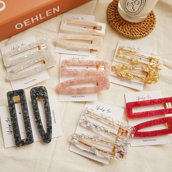 new fashion acrylic hair clips for women girls vintage metal hollow square waterdrop hairpins barrettes boho hair jewelry, Golden;silver
new fashion acrylic hair clips for women girls vintage metal hollow square waterdrop hairpins barrettes boho hair jewelry, Golden;silver