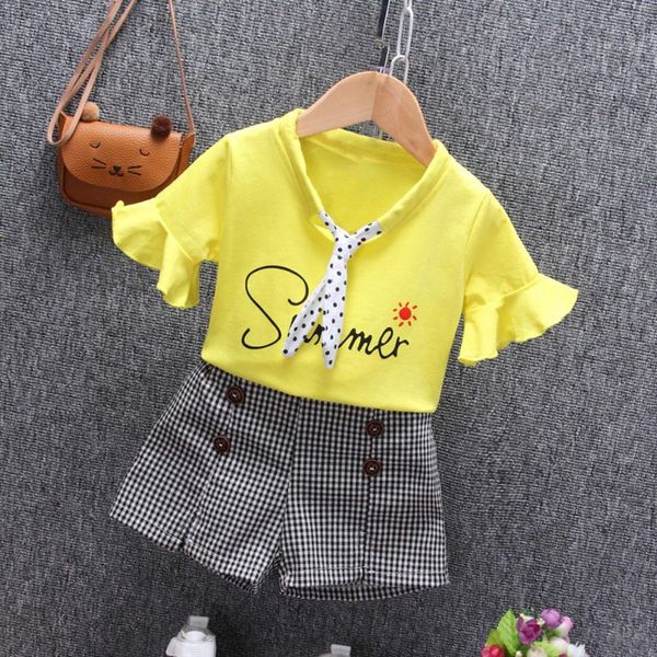 cute summer children clothes set for girls 2pcs casual flare sleeve letter print t-shirt+shorts suits costume set #25a, White
cute summer children clothes set for girls 2pcs casual flare sleeve letter print t-shirt+shorts suits costume set #25a, White