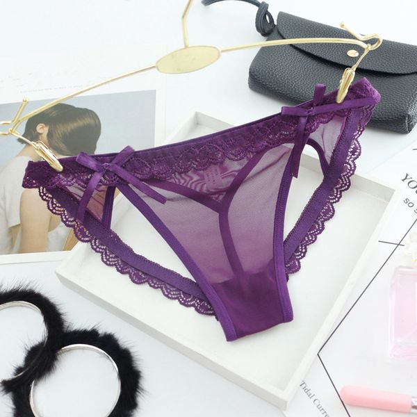 through mesh women's thongs lace perspective seamless panties female erotic lingerie open crotch g strings, Black;white
through mesh women's thongs lace perspective seamless panties female erotic lingerie open crotch g strings, Black;white