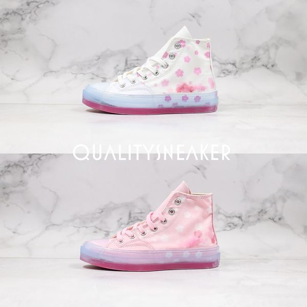 chuck 70s cherry blossoms pink white flower women canvas sneakers shoes powder jelly bottom 70hi girls 1970s casual trainers 35-39, White;red
chuck 70s cherry blossoms pink white flower women canvas sneakers shoes powder jelly bottom 70hi girls 1970s casual trainers 35-39, White;red