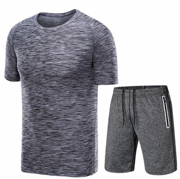 running clothing sets summer short sleeve sports tracksuits fashion o-neck tee shorts 2pcs gym suit mens designer tracksuits, Gray
running clothing sets summer short sleeve sports tracksuits fashion o-neck tee shorts 2pcs gym suit mens designer tracksuits, Gray