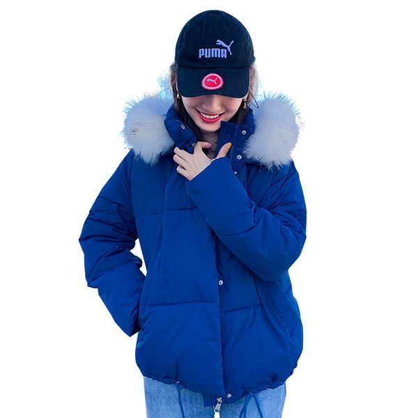 2019 women winter short jacket female short parka bread service hooded with fur collar cotton warm padded autumn coat, Tan;black
2019 women winter short jacket female short parka bread service hooded with fur collar cotton warm padded autumn coat, Tan;black