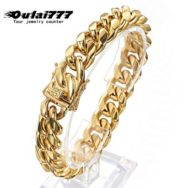 oulai777 cuban link chain on hand bracelet men stainless steel large gold chain bracelet silver steampunk charm hip hop, Black
oulai777 cuban link chain on hand bracelet men stainless steel large gold chain bracelet silver steampunk charm hip hop, Black