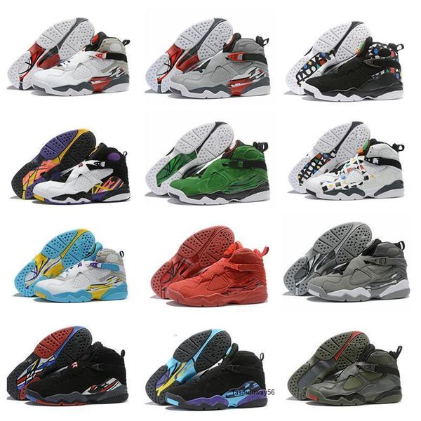 new jumpman 8 8s red green 2019 wolf grey black purple green mens basketball shoes for sports sneakers mens trainers size7-13
new jumpman 8 8s red green 2019 wolf grey black purple green mens basketball shoes for sports sneakers mens trainers size7-13