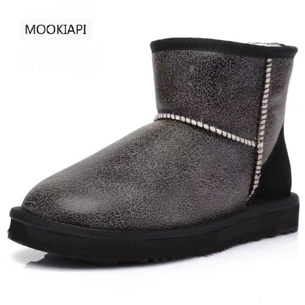 2020 chinese brand women's snow boots, real sheepskin, 100% natural wool, women's shoes, 2 colors, Black
2020 chinese brand women's snow boots, real sheepskin, 100% natural wool, women's shoes, 2 colors, Black