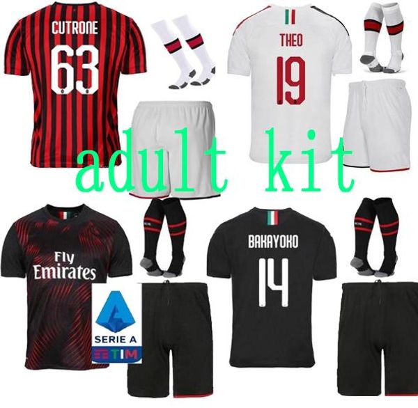 adults kit 2019 2020 ac milan men soccer jersey 19 20 uniforms piatek bakayoko borini kessie caldara cutrone calhanoglu football shirt, Black
adults kit 2019 2020 ac milan men soccer jersey 19 20 uniforms piatek bakayoko borini kessie caldara cutrone calhanoglu football shirt, Black