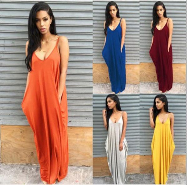 new women's suspender pocket casual dress long dress summer 6 color large xl/xxl/3xl/4xl/5xl casual dress women's design 2020, Black;gray
new women's suspender pocket casual dress long dress summer 6 color large xl/xxl/3xl/4xl/5xl casual dress women's design 2020, Black;gray