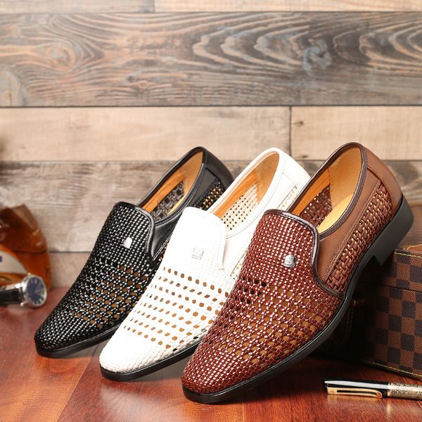 men loafers hollow leather shoes men leisure shoes cool breathable hole dad leather chef sandals
men loafers hollow leather shoes men leisure shoes cool breathable hole dad leather chef sandals