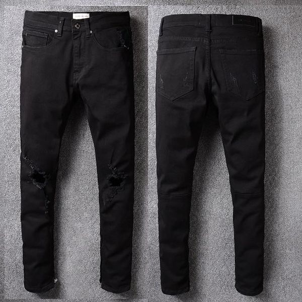 2020 mens designer jeans mens distressed ripped skinny trousers luxury clothes slim motorcycle biker hip hop mens ripped jeans, Blue
2020 mens designer jeans mens distressed ripped skinny trousers luxury clothes slim motorcycle biker hip hop mens ripped jeans, Blue