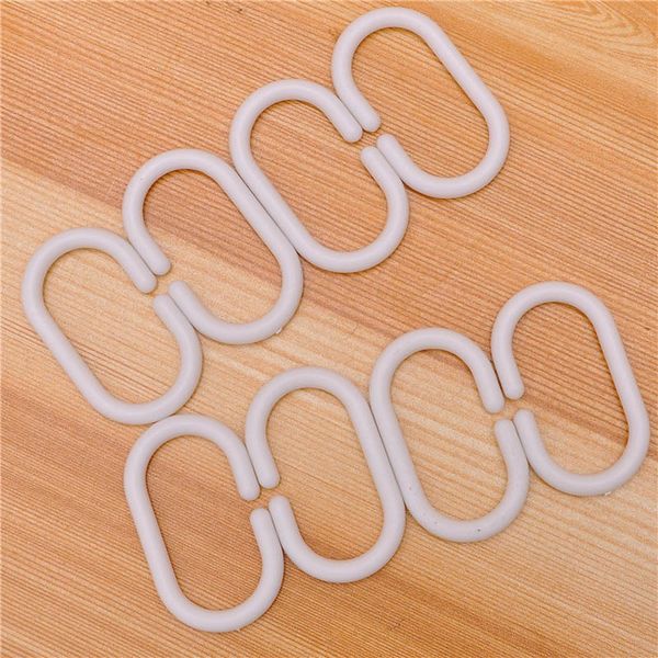 12 pcs/set shower curtain hook hanger plastic ring bath drape loop clasp le66
12 pcs/set shower curtain hook hanger plastic ring bath drape loop clasp le66