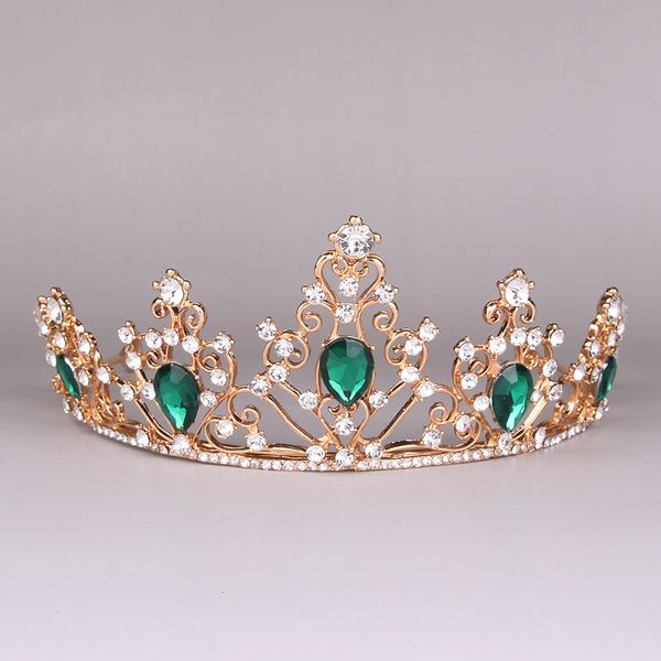 baroque crown red blue green crystal bridal tiaras crown vintage gold hair accessories wedding rhinestone diadem pageant crowns, Silver
baroque crown red blue green crystal bridal tiaras crown vintage gold hair accessories wedding rhinestone diadem pageant crowns, Silver