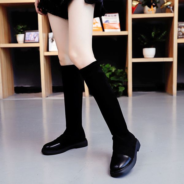 2019 women boots autumn and winternew over the knee boots sleek minimalist comfortable plus cotton flats flock, Black
2019 women boots autumn and winternew over the knee boots sleek minimalist comfortable plus cotton flats flock, Black