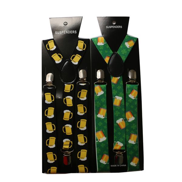 wholesale 2.5 cm wide cute cartoon beer printing strap clip, Black;white 
wholesale 2.5 cm wide cute cartoon beer printing strap clip, Black;white