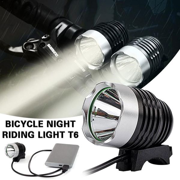 bicycle light mountain car light t6 night riding equipment usb charging head portable camping light
bicycle light mountain car light t6 night riding equipment usb charging head portable camping light