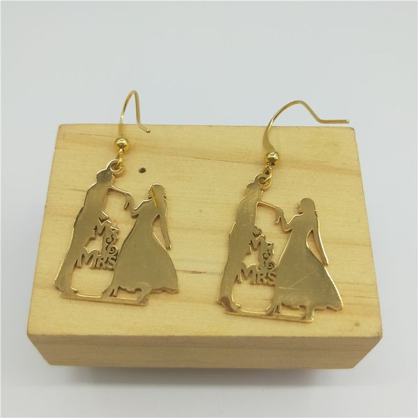new family earring stainless steel lovers couple pendant earring mrs dancer earrings figure jewellery gifts, Silver
new family earring stainless steel lovers couple pendant earring mrs dancer earrings figure jewellery gifts, Silver