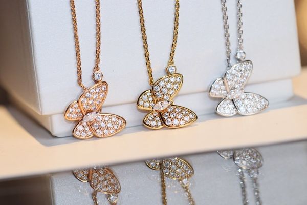 women necklaces butterfly full diamond necklace hand-set diamonds 18k gold gift for women girl 2020 new design 11, Silver
women necklaces butterfly full diamond necklace hand-set diamonds 18k gold gift for women girl 2020 new design 11, Silver