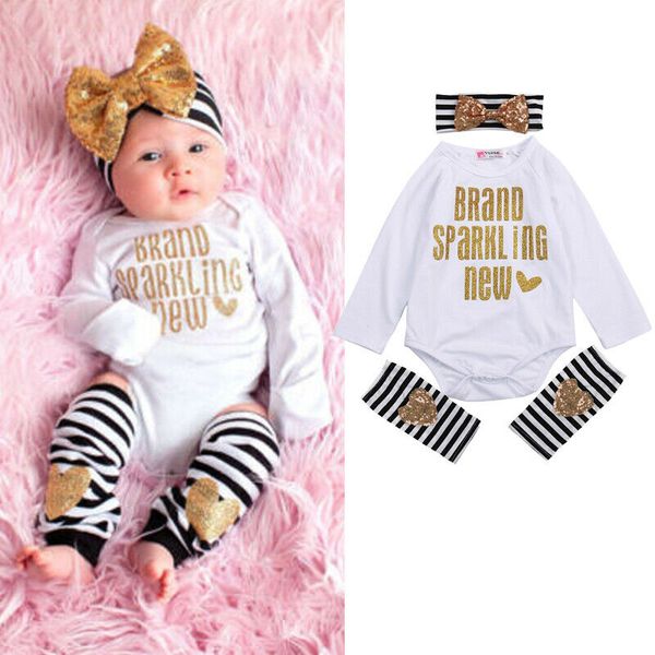 baby girls newborn clothes cotton long sleeve letter romper bodysuit jumpsuit stripe leg warmer bow headband summer outfits set, White
baby girls newborn clothes cotton long sleeve letter romper bodysuit jumpsuit stripe leg warmer bow headband summer outfits set, White