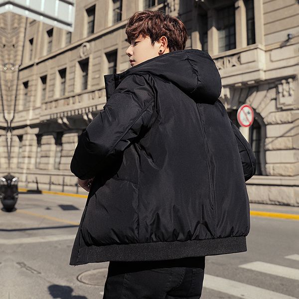 2020 winter new men's down coat fashion thick long sleeve with hooded warm casual outwear white duck down jacket male, Black
2020 winter new men's down coat fashion thick long sleeve with hooded warm casual outwear white duck down jacket male, Black