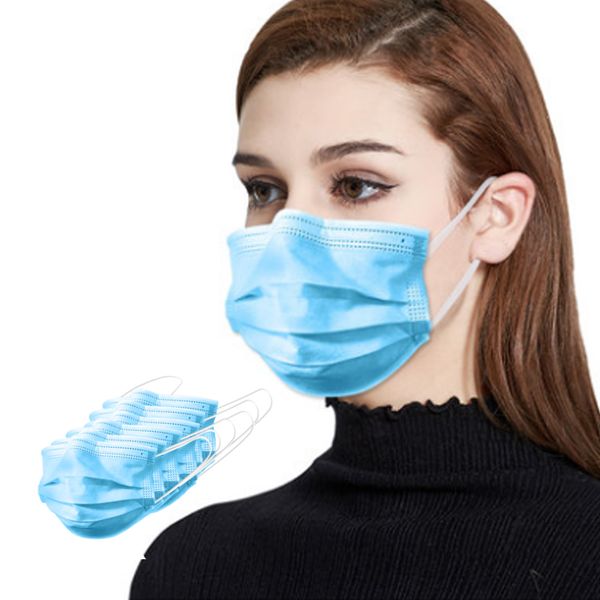 50pcs wholesale disposable face masks no-woven 3 layers dustproof waterproof mask facial protective cover mouth masks 
50pcs wholesale disposable face masks no-woven 3 layers dustproof waterproof mask facial protective cover mouth masks