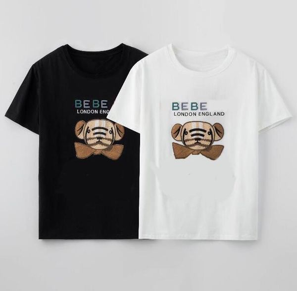 wholesale designer t shirts summer logo tee shirts with bear letters brand t-shirt casual men women couple clothing, White;black
wholesale designer t shirts summer logo tee shirts with bear letters brand t-shirt casual men women couple clothing, White;black