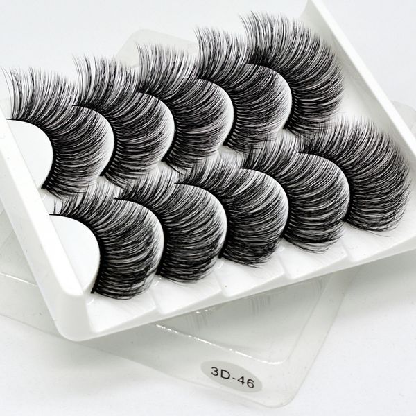 5pairs 3d mink hair false eyelashes natural/thick long eye lashes wispy makeup beauty extension tools
5pairs 3d mink hair false eyelashes natural/thick long eye lashes wispy makeup beauty extension tools