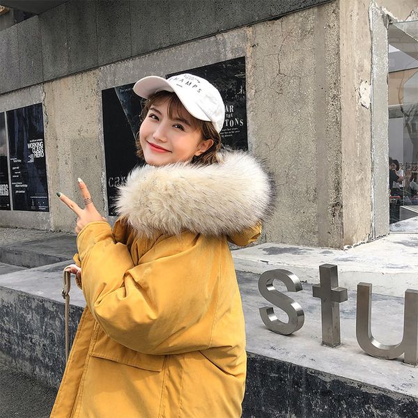 jacket 2019 easy cotton bread serve cotton-padded clothes girls long coltsfoot season loose coat back season special selling, Tan;black
jacket 2019 easy cotton bread serve cotton-padded clothes girls long coltsfoot season loose coat back season special selling, Tan;black