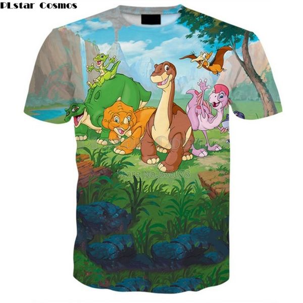 plstar cosmos drop shipping 2018 summer fashion mens womens t-shirt the land before time cartoon 3d print casual t shirt ad-86, White;black
plstar cosmos drop shipping 2018 summer fashion mens womens t-shirt the land before time cartoon 3d print casual t shirt ad-86, White;black
