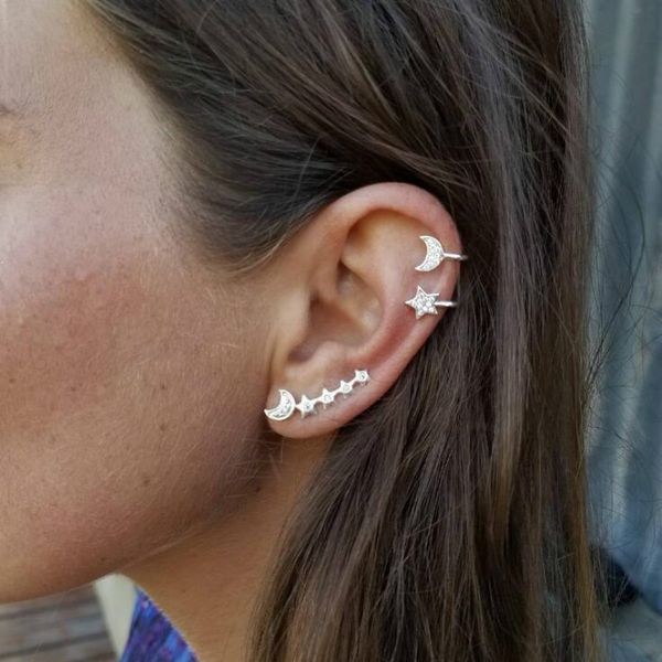 crystal moon star clips earrings for women bohemian rhinestone gold silver color earcuff piercing brinco ear studs jewelry
crystal moon star clips earrings for women bohemian rhinestone gold silver color earcuff piercing brinco ear studs jewelry