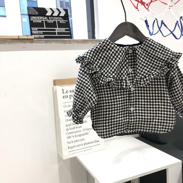 2019 new wholesale girls plaid shirt cotton autumn full sleeve fashion girls blouse 3-8 years hu853, White;black
2019 new wholesale girls plaid shirt cotton autumn full sleeve fashion girls blouse 3-8 years hu853, White;black