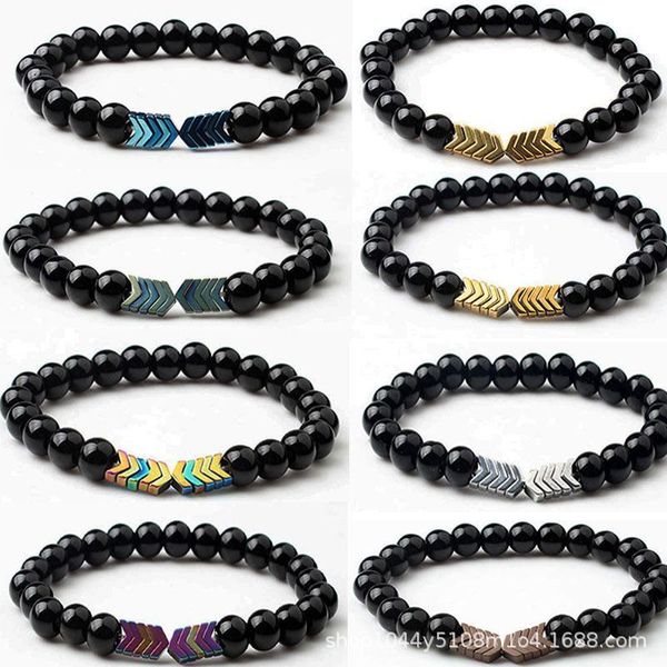 black stone bracelets essential oil diffuser beads bracelets bangle healing balance yoga magnet arrow charm bracelet, Golden;silver
black stone bracelets essential oil diffuser beads bracelets bangle healing balance yoga magnet arrow charm bracelet, Golden;silver
